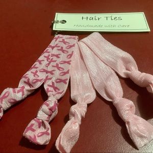 Breast Cancer Awareness Hair Ties